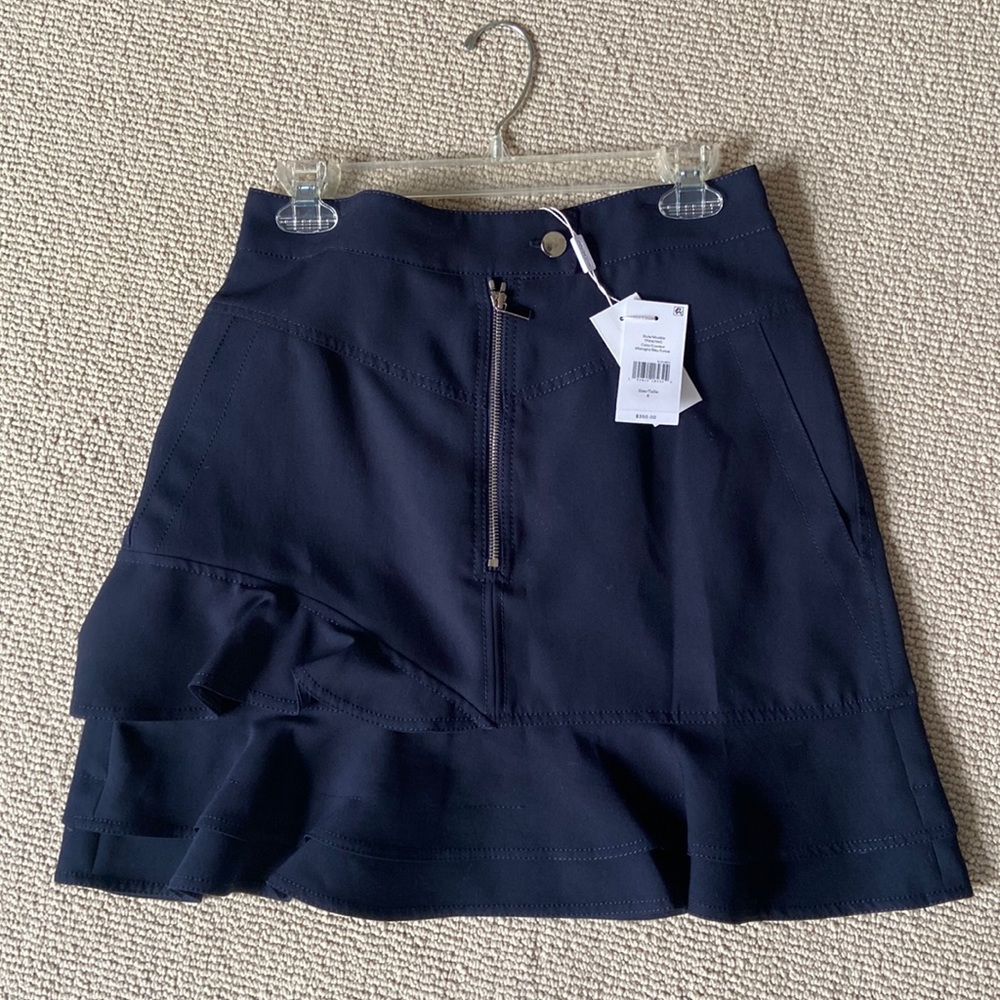 NWT Navy Derek lam skirt size 6